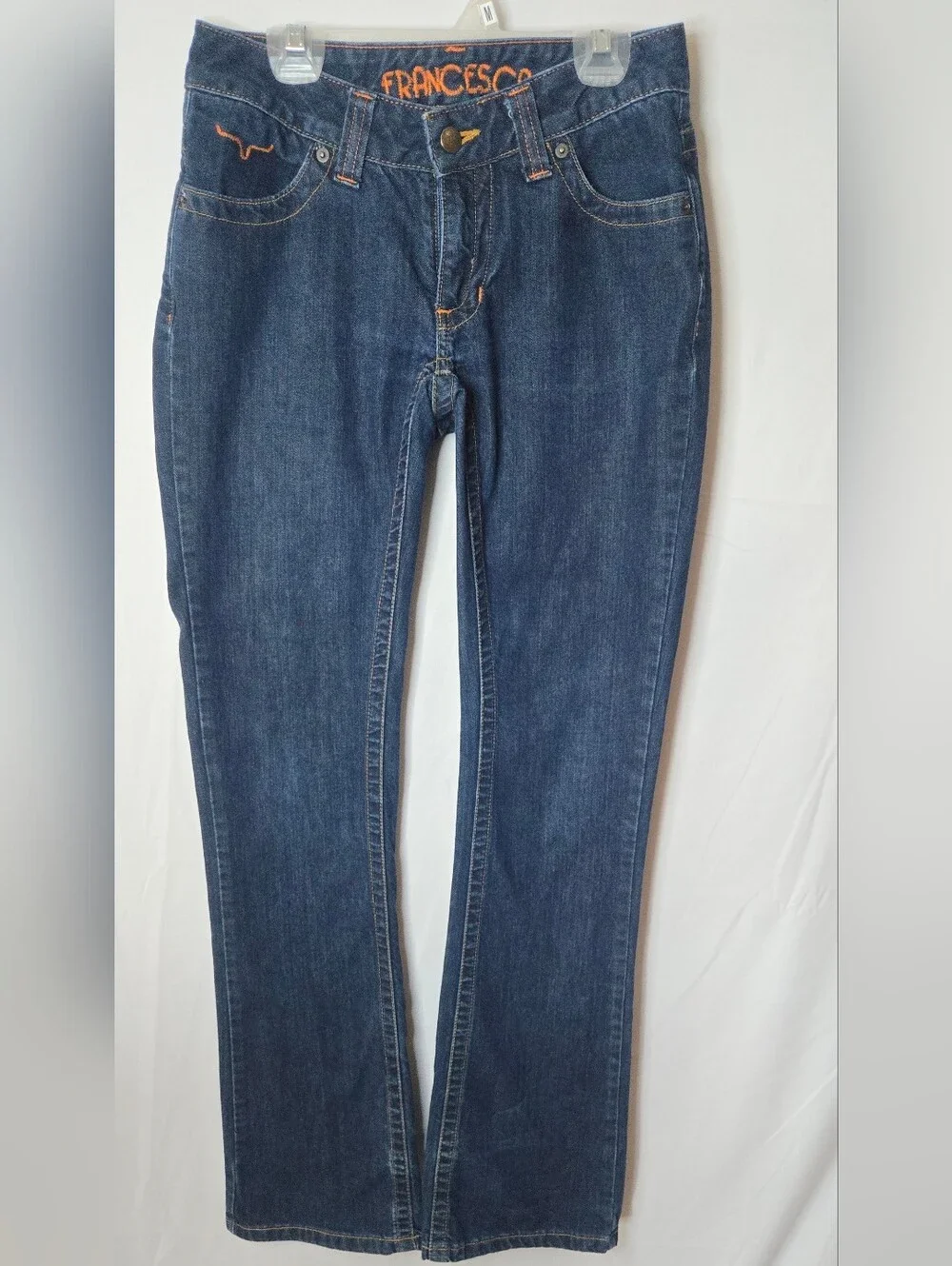 Kimes Ranch Francesca Women's 0/32 Dark Blue Bootcut Leg Western Cowboy Jeans